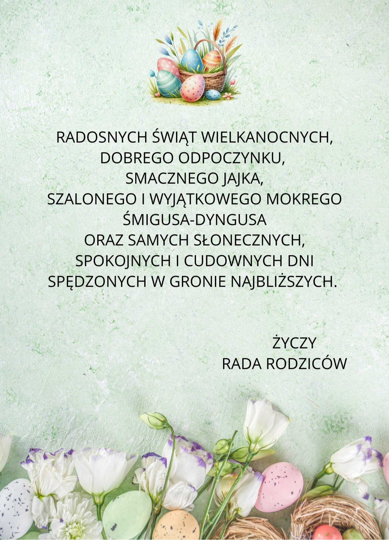 Życzenia od Rady Rodziców