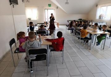 Jesienne warsztaty plastyczne w świetlicy wiejskiej w Jastrzębiu