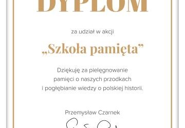 Szkoła pamięta