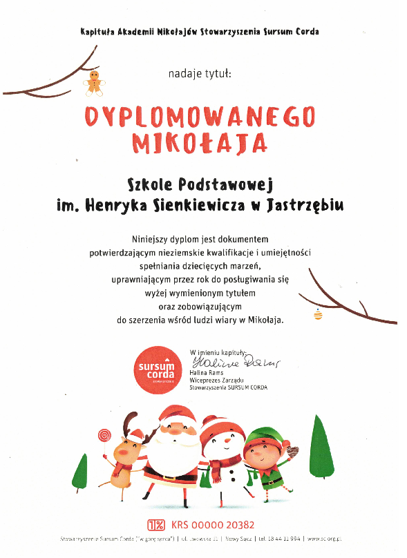 Dyplomowany Mikołaj