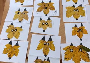 🦊 Liski z liści – jesienne prace przedszkolaków 🍁